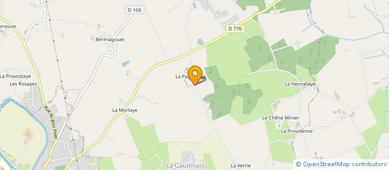 localisation de l'entreprise GFA HEDAN  CARO