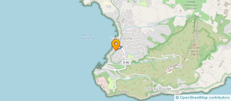 localisation de l'entreprise GFA HENRI BOGAERT  TOULON