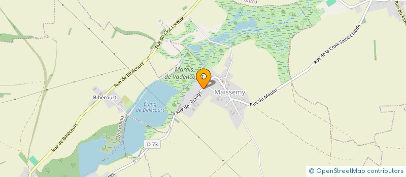 localisation de l'entreprise GFA HENRION  MAISSEMY