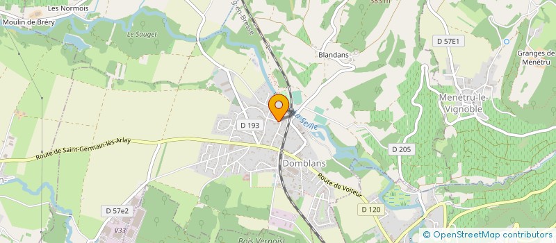 localisation de l'entreprise GFA HENRIOT  DOMBLANS