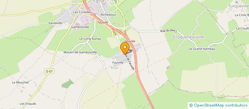 localisation de l'entreprise GFA HENRY LOUIS LEVESQUE  PICAUVILLE