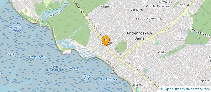 localisation de l'entreprise GFA HERREYRE PERE ET FILS  ANDERNOS-LES-BAINS