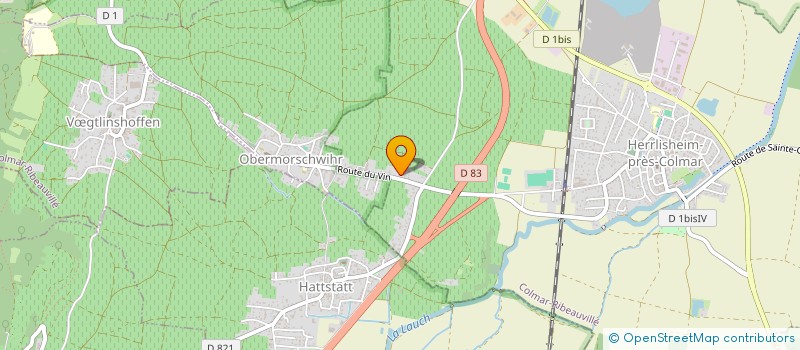 localisation de l'entreprise GFA HEYBERGER FRANCOIS & SUCCESSEURS  HERRLISHEIM-PRES-COLMAR