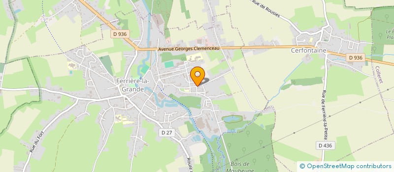 localisation de l'entreprise GFA HUFTIER & DUTREMEE  FERRIERE-LA-PETITE