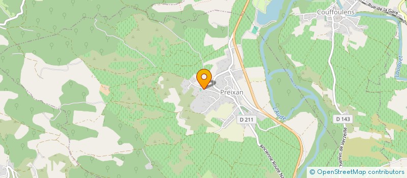 localisation de l'entreprise GFA HUILLET-DUFIS  PREIXAN