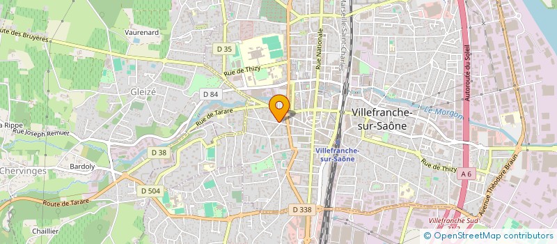 localisation de l'entreprise GFA I DE GRANDE TERRE à VILLEFRANCHE-SUR-SAONE