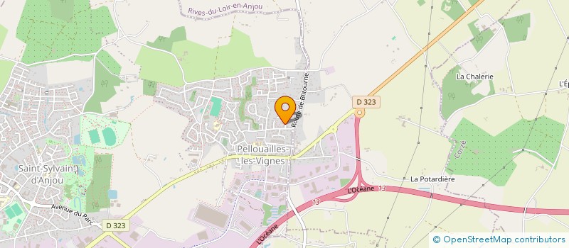 localisation de l'entreprise GFA IMPERATRICE D'ANJOU  VERRIERES-EN-ANJOU