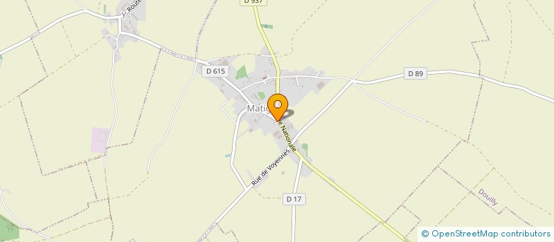 localisation de l'entreprise GFA IPOLYTHE  MATIGNY