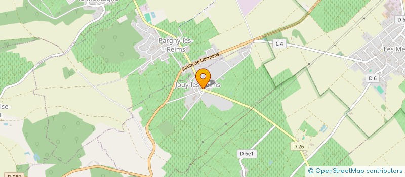 localisation de l'entreprise GFA ISABELLE ET PHILIPPE AUBRY  JOUY-LES-REIMS