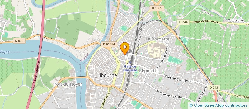 localisation de l'entreprise GFA J JANOUEIX à LIBOURNE