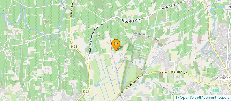 localisation de l'entreprise GFA JACK MEFFRE ET FILS  GIGONDAS