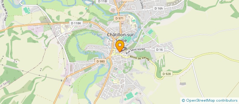 localisation de l'entreprise GFA JACQUES FERRY  CHATILLON-SUR-SEINE
