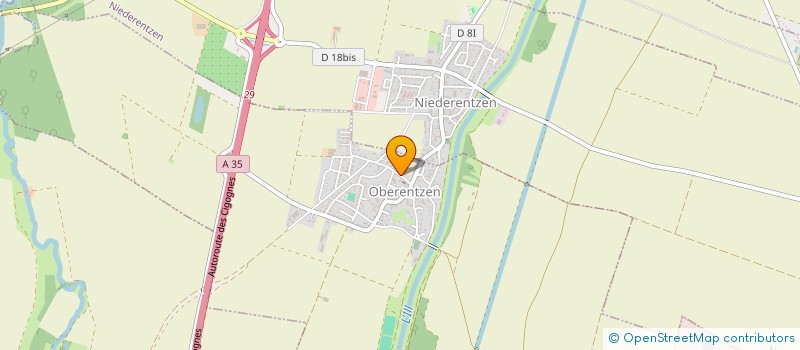 localisation de l'entreprise GFA JAEGGY  OBERENTZEN