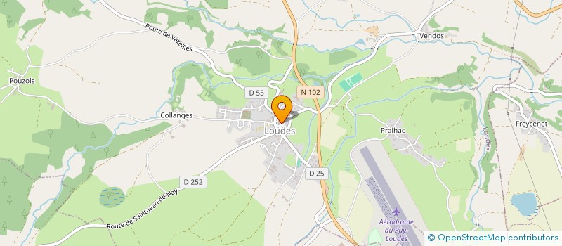 localisation de l'entreprise GFA JAMMES à CHASPUZAC