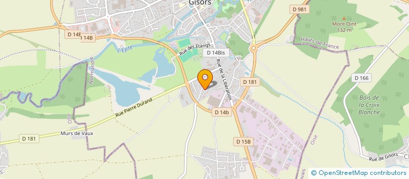 localisation de l'entreprise GFA JANILOLIE à GISORS