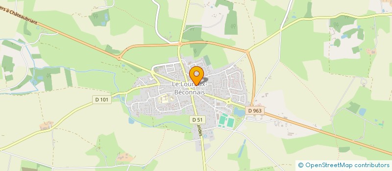 localisation de l'entreprise GFA JANIN  VAL D'ERDRE-AUXENCE