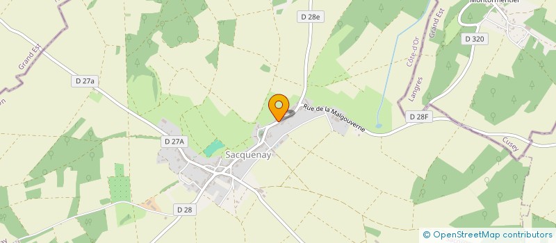 localisation de l'entreprise GFA JARDEL ET FILLES  SACQUENAY