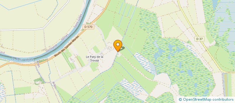 localisation de l'entreprise GFA JASSES D'ALBARON à ARLES
