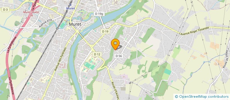 localisation de l'entreprise GFA JEAN MICHEL CAZENAVE  MURET