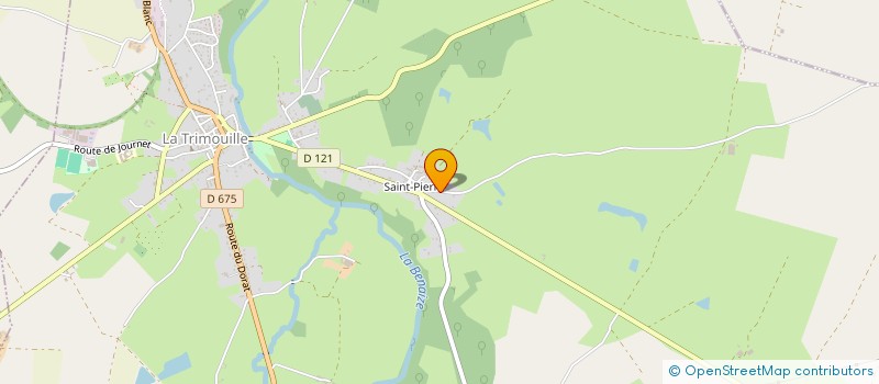 localisation de l'entreprise GFA JEAN-PIERRE MARTIN  LA TRIMOUILLE