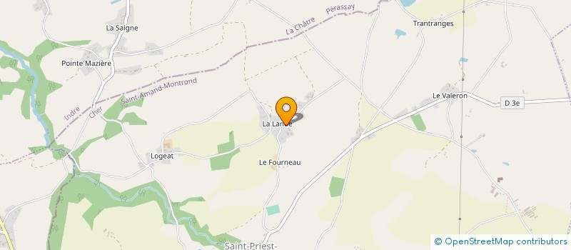 localisation de l'entreprise GFA JEANNINE ET PROSPER GIRAUD  SAINT-PRIEST-LA-MARCHE