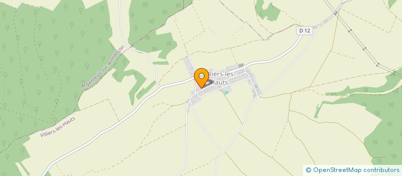 localisation de l'entreprise GFA JES'TERRE  VILLIERS LES HAUTS