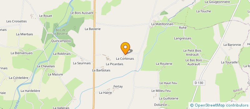 localisation de l'entreprise GFA JEUSSE KENDIRVI  BALAZE