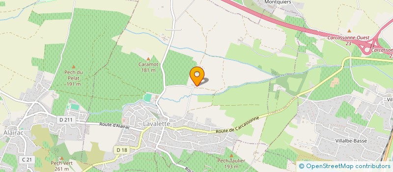 localisation de l'entreprise GFA JHOS  LAVALETTE