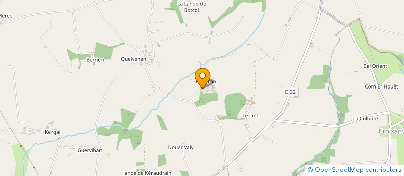 localisation de l'entreprise GFA JMEN  KERGRIST