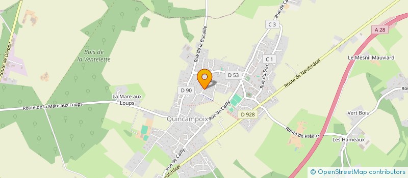 localisation de l'entreprise GFA JMT FACHE  QUINCAMPOIX