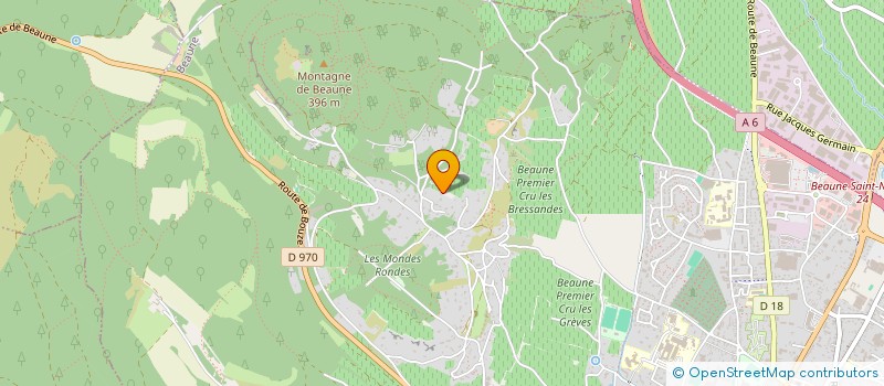 localisation de l'entreprise GFA JOLIETTE PERE ET FILS à BEAUNE