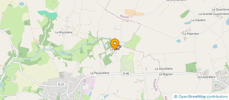 localisation de l'entreprise GFA JOUBERT  SAINT-REVEREND