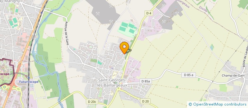 localisation de l'entreprise GFA JOYAUX FRERES  SAINT-GEORGES-LES-BAILLARGEAUX