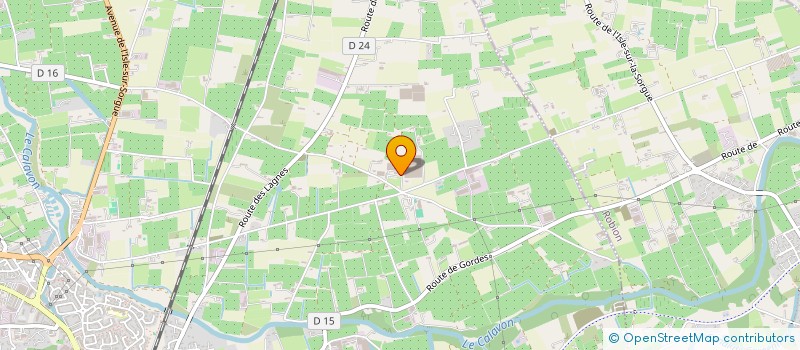 localisation de l'entreprise GFA JPB  CAVAILLON