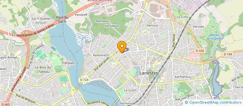 localisation de l'entreprise GFA JULES  LANESTER