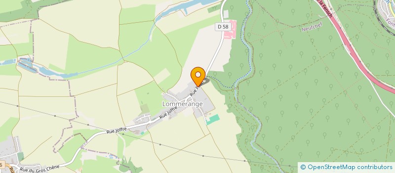 localisation de l'entreprise GFA KAIZER  LOMMERANGE