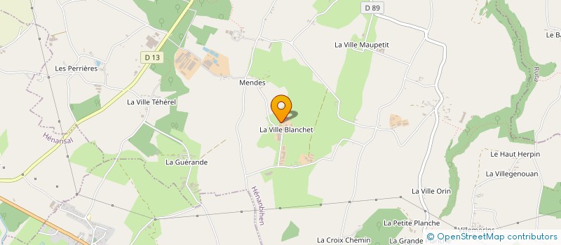 localisation de l'entreprise GFA KER GWENNING  HENANBIHEN