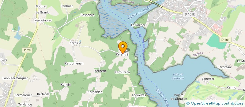 localisation de l'entreprise GFA KERAGRIS  CRACH