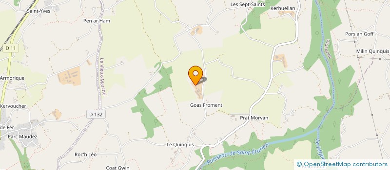 localisation de l'entreprise GFA KERMARQUER  LE VIEUX-MARCHE