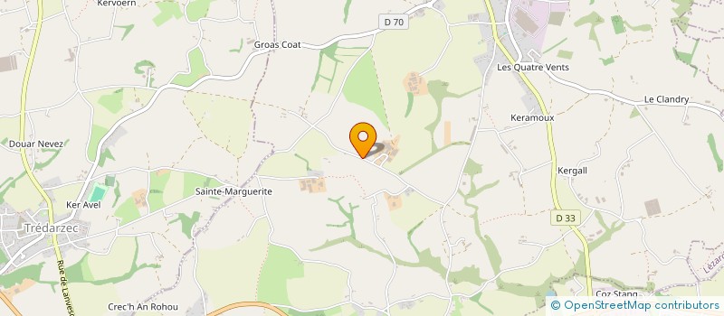 localisation de l'entreprise GFA L'ANTHOEN  PLEUMEUR-GAUTIER