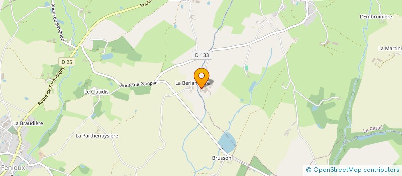 localisation de l'entreprise GFA L'AVENIR  LE RETAIL