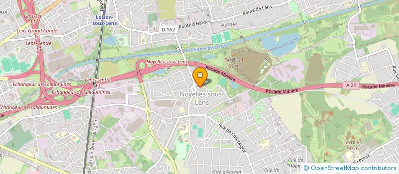 localisation de l'entreprise GFA L'ENTRAIDE  NOYELLES-SOUS-LENS