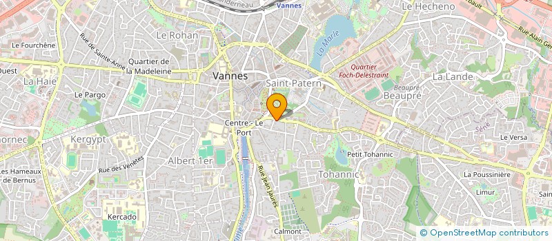 localisation de l'entreprise GFA L'ESPRIT DES VIGNES  VANNES