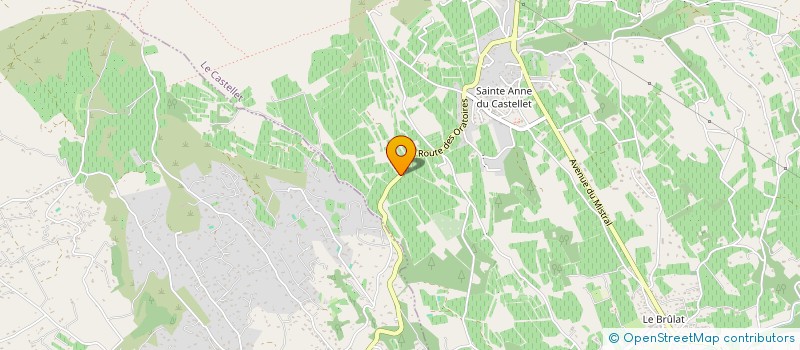 localisation de l'entreprise GFA L'ESTAGNOL  LE CASTELLET