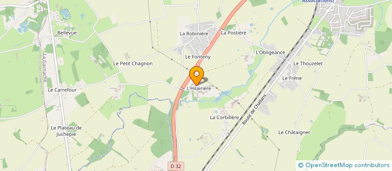 localisation de l'entreprise GFA L'HILAIRIERE à LA GARNACHE