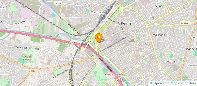 localisation de l'entreprise GFA L'OUTARDE  CANEPETIERE  REIMS