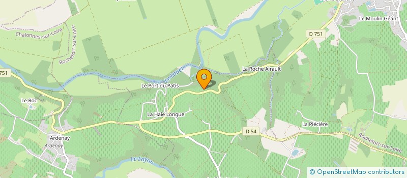 localisation de l'entreprise GFA LA BABINIERE  CHEMILLE-EN-ANJOU