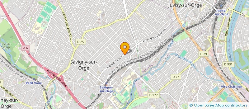 localisation de l'entreprise GFA LA BARONNIE  SAVIGNY-SUR-ORGE