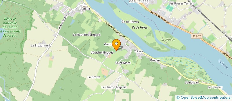 localisation de l'entreprise GFA LA BARRE à GENNES-VAL-DE-LOIRE