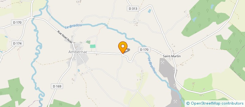 localisation de l'entreprise GFA LA BELLIVIERE à AMBERNAC